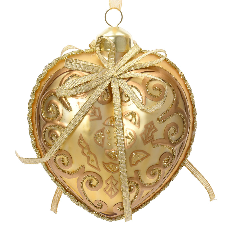 HEARTS Set 3 globuri, sticlă