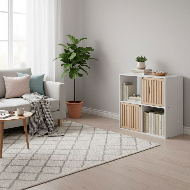 HOME PLUS Etajeră, 2 uși, 2 nișe
