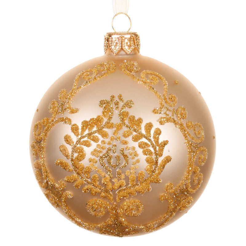 BAROQUE Set 3 globuri, sticlă, D.8.3cm