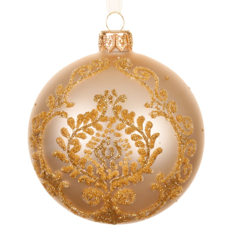 BAROQUE Set 3 globuri, sticlă, D.8.3cm