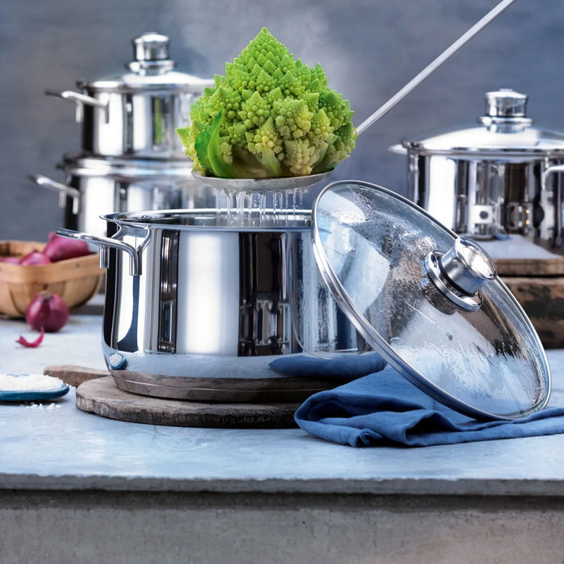 DIADEM PLUS Set 4 vase pentru gătit, cromargan