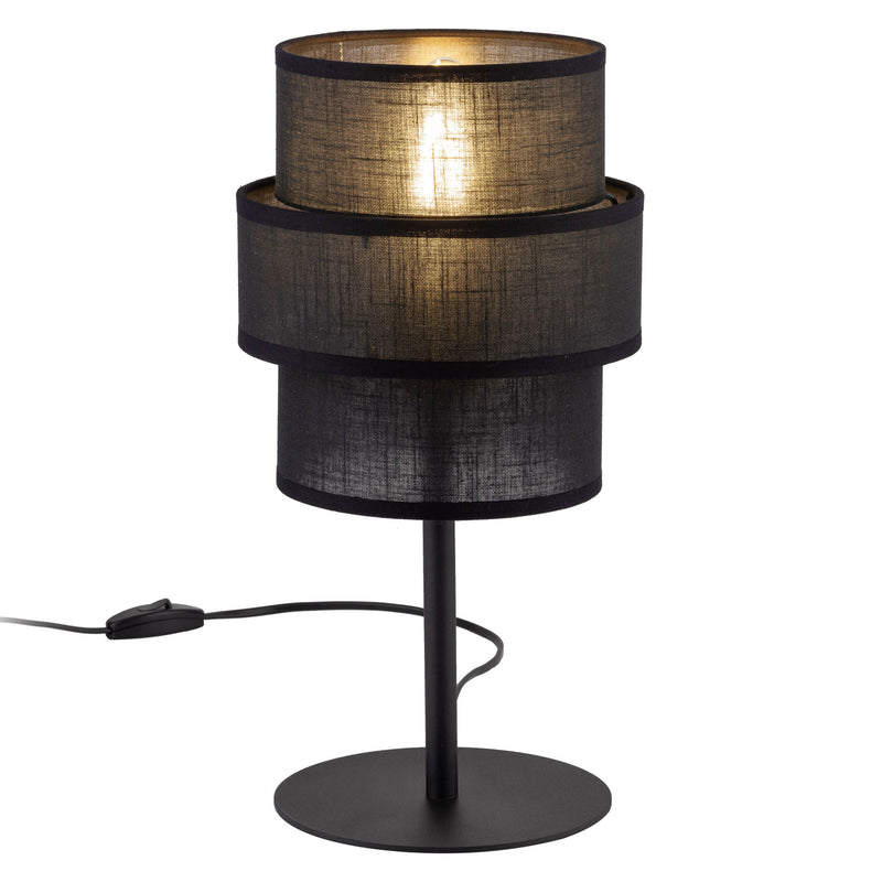 CALISTO BLACK Veioză 1x15W E27