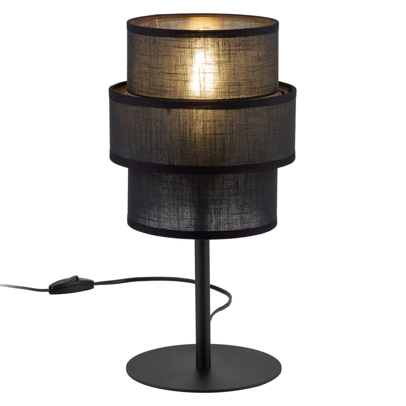 CALISTO BLACK Veioză 1x15W E27
