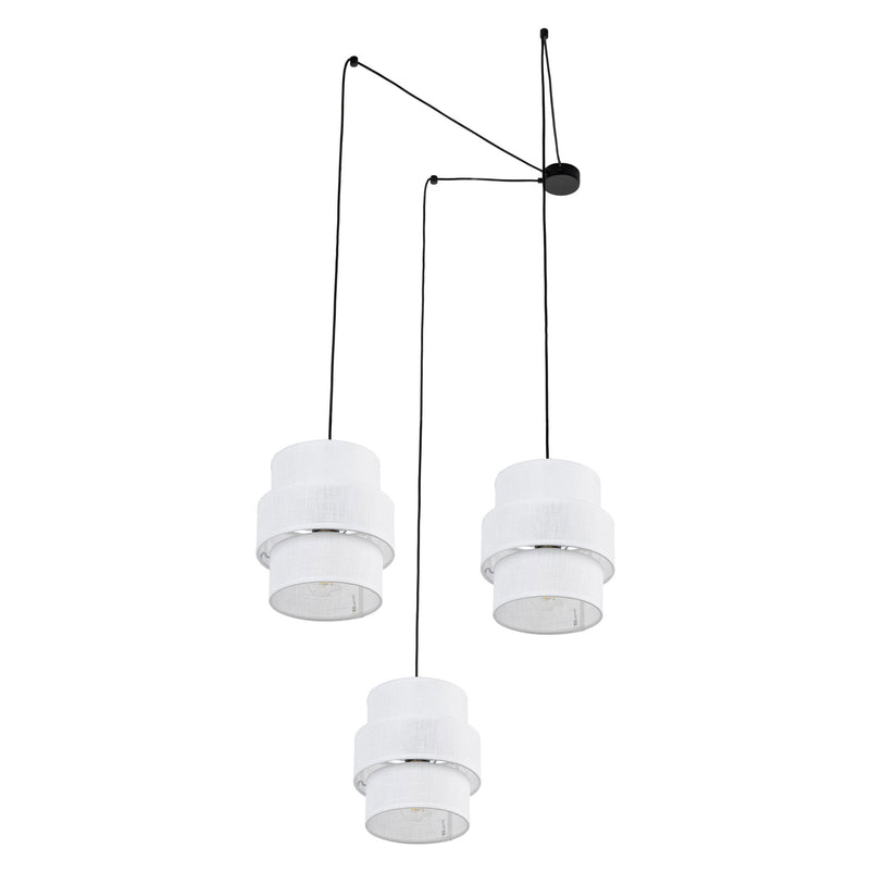 CALISTO WHITE Lustră 3x15W E27
