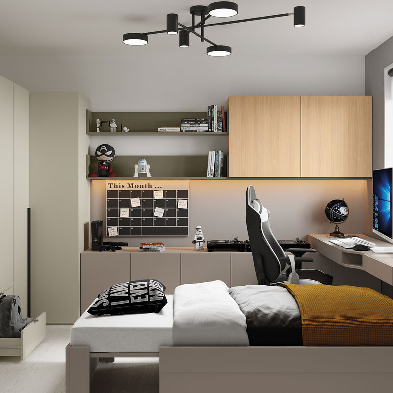 RONNIE Comodă copii, 3 uși