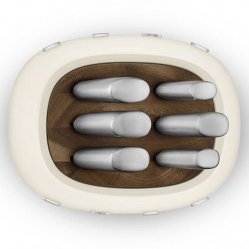 SMEG Set 6 cuțite cu suport