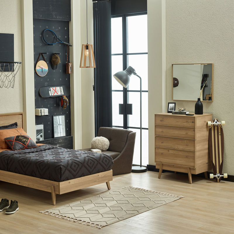 ORVILLE Comodă copii, 4 sertare