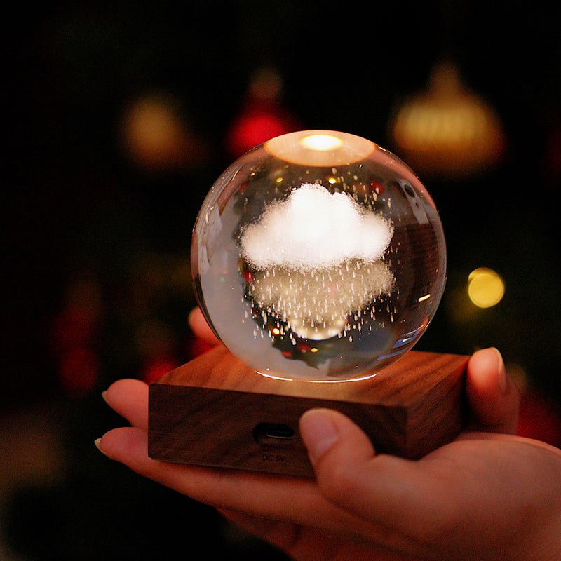 AMBER CRYSTAL RAIN CLOUD Lampă decorativă 2W LED