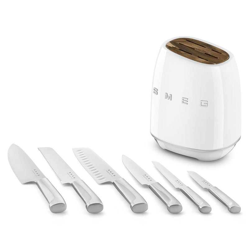 SMEG Set 6 cuțite cu suport