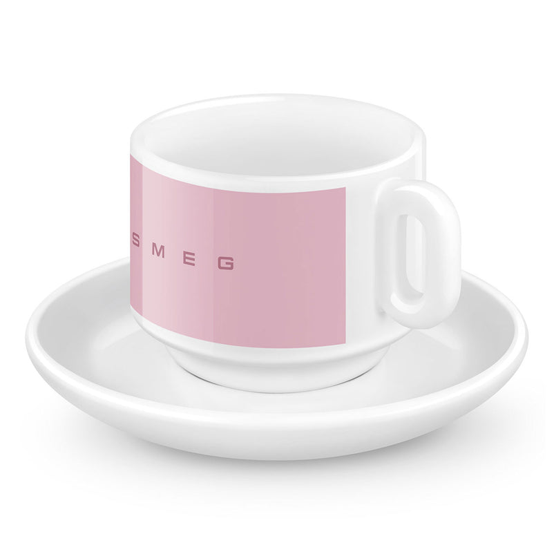 SMEG Set cești și farfurioare
