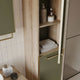 SALERNO Set mobilier baie, mască lavoar, lavoar, dulap baie, oglindă