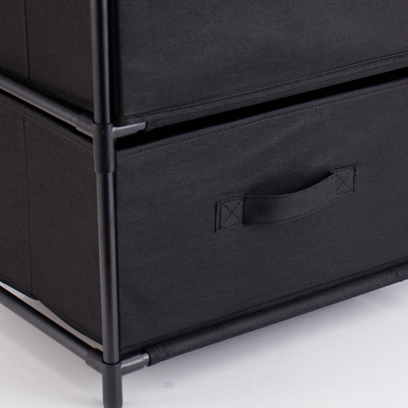 HOME PLUS  Suport 3 coșuri pânză