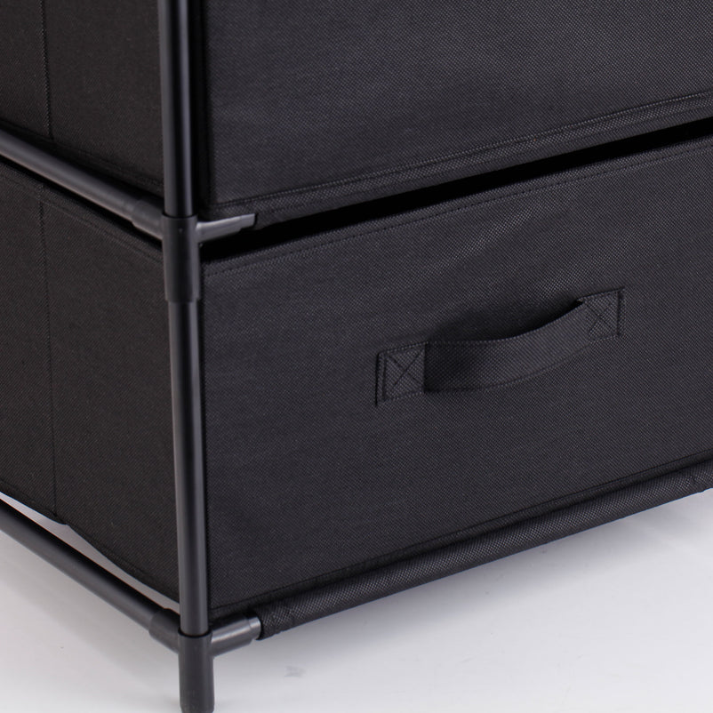 HOME PLUS  Suport 3 coșuri pânză