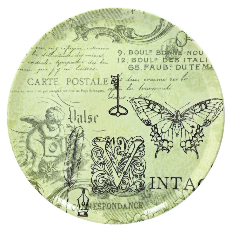 CINZIA Set 4 farfurii pizza, porțelan, D.33cm