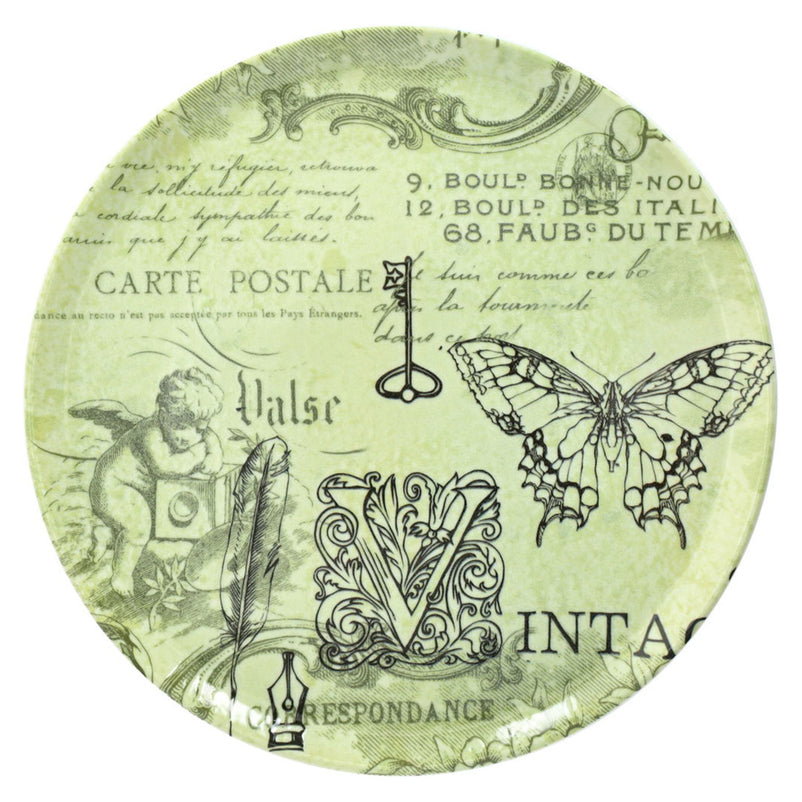 CINZIA Set 4 farfurii pizza, porțelan, D.33cm