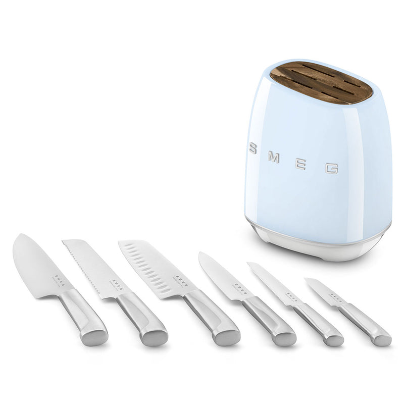 SMEG Set 6 cuțite cu suport