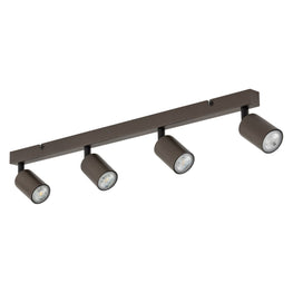 TOP BROWN Plafonieră 4x10W GU10