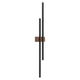 FLASH WOOD Aplică 2x4W+2x8W LED