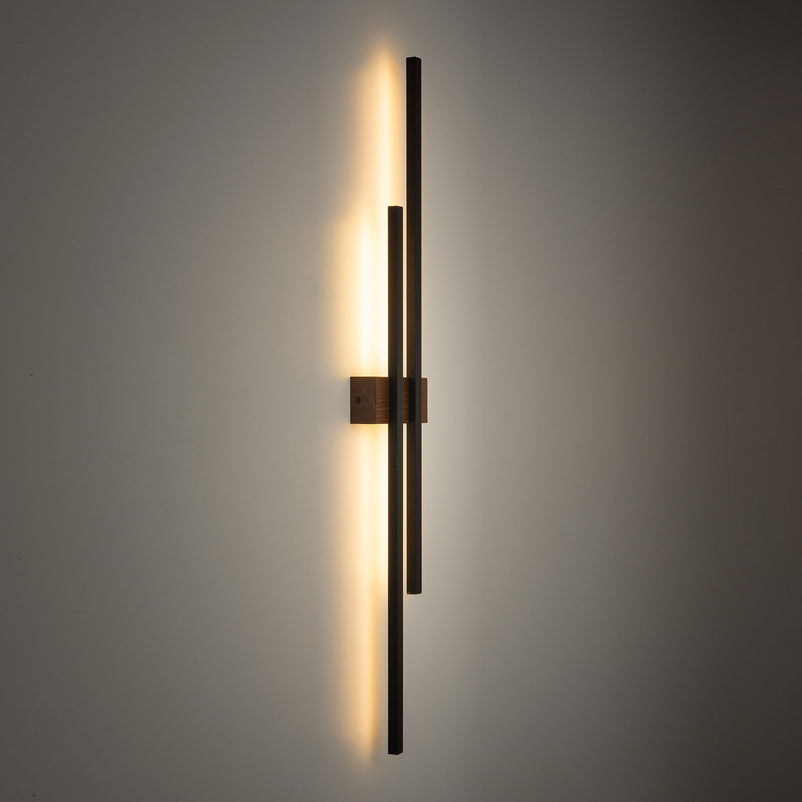 FLASH WOOD Aplică 2x4W+2x8W LED