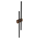 FLASH WOOD Aplică 2x4W+2x8W LED