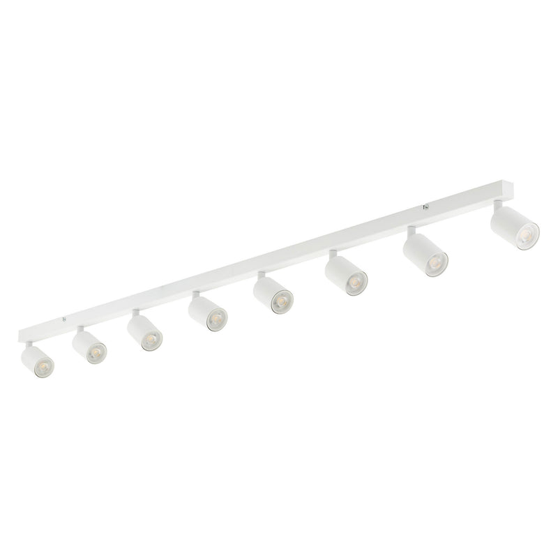 TOP WHITE Plafonieră 8x10W GU10