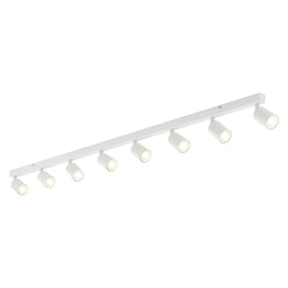 TOP WHITE Plafonieră 8x10W GU10