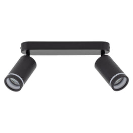 JET BLACK Plafonieră 2x10W GU10