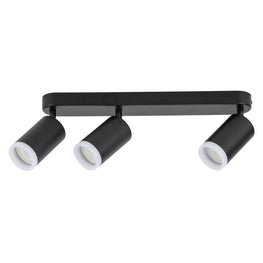 JET BLACK Plafonieră 3x10W GU10