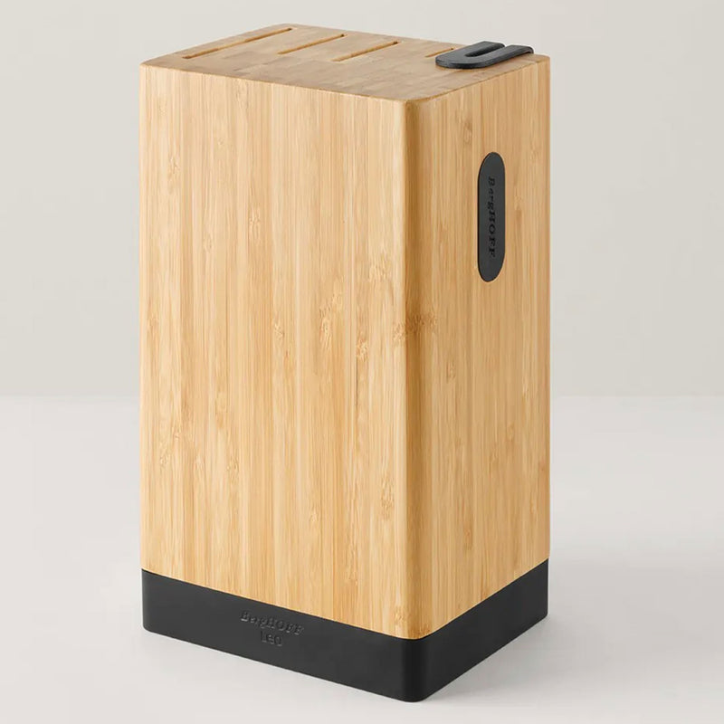 LEO Set 4 cuțite bucătărie cu suport