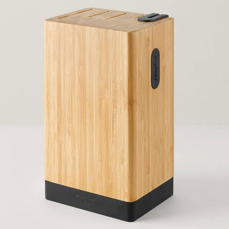 LEO Set 4 cuțite bucătărie cu suport