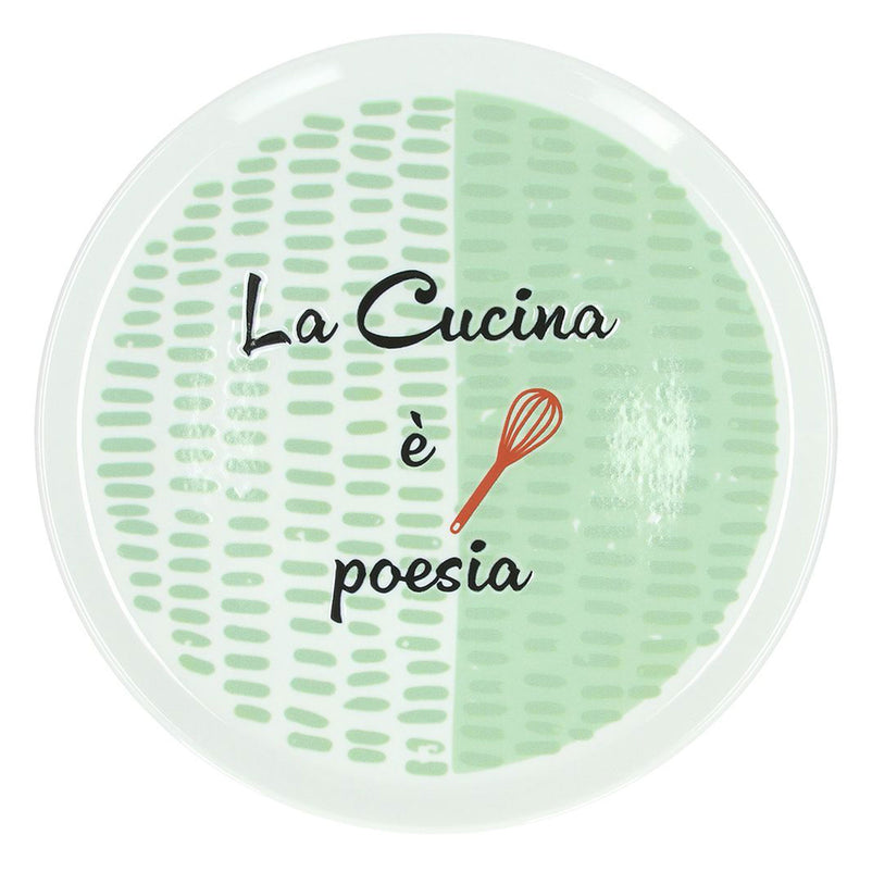 CINZIA Set 4 farfurii pizza, porțelan, D.33cm