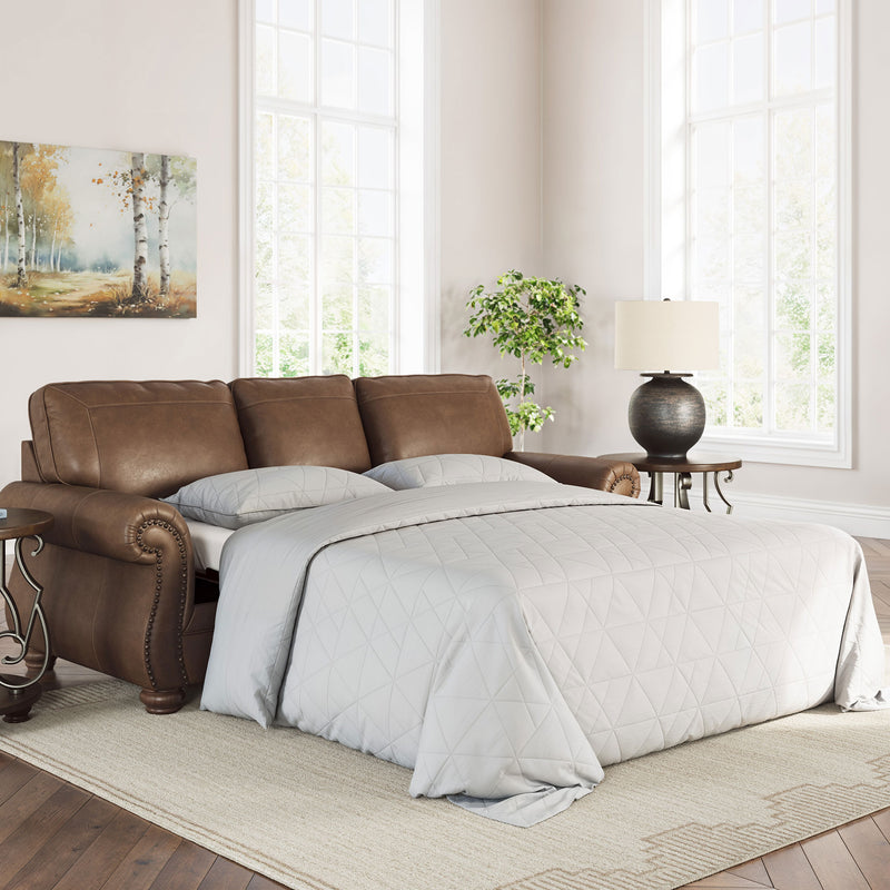 MATTHEW Canapea extensibilă, 3 locuri, perne decorative incluse, stofă