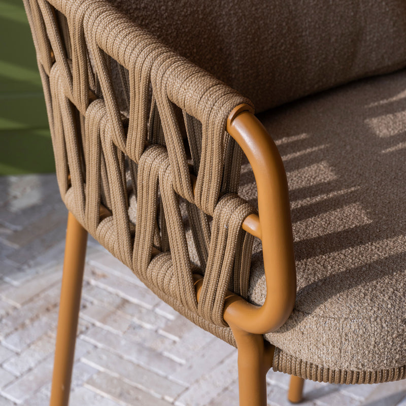 BIARRITZ Set mobilier terasă/grădină, 2 scaune bar