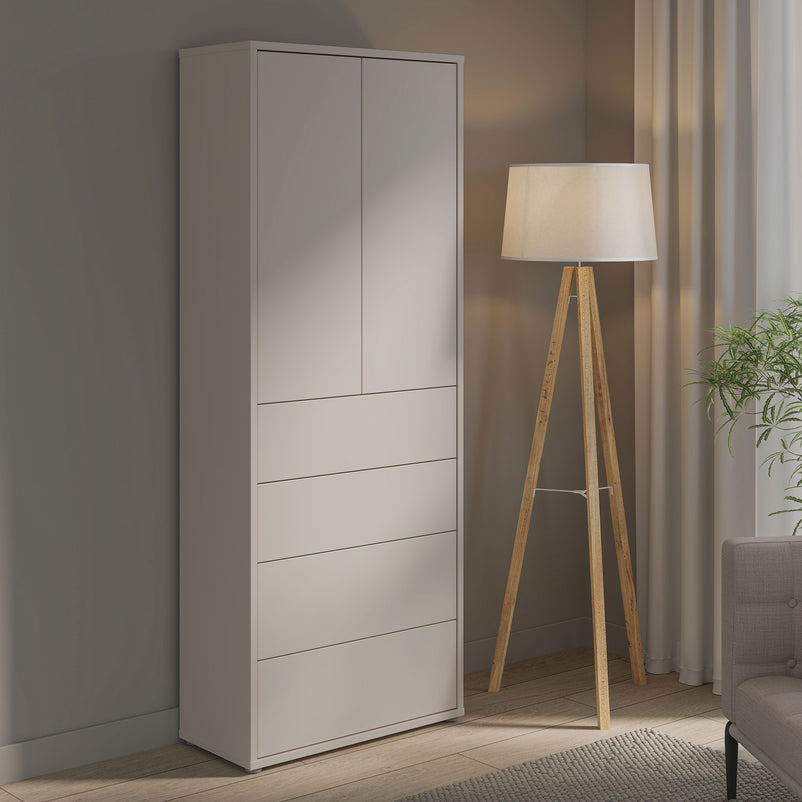 TELLER Dulap 2 uși, 4 sertare