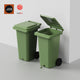 WAVE BIN Coș gunoi exterior