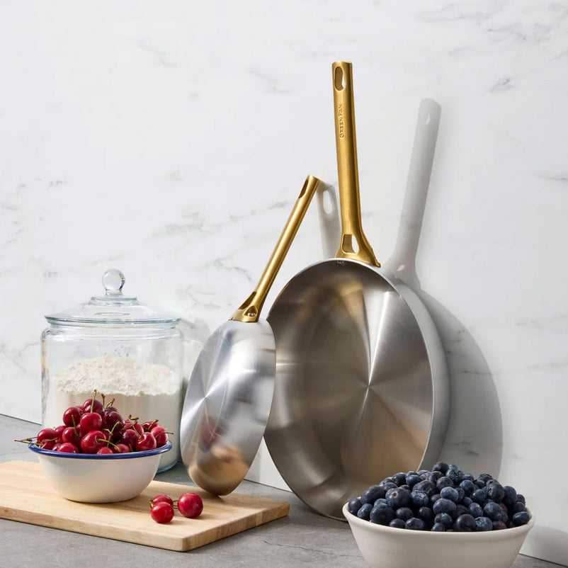 PADOVA Set 2 tigăi, inox, D.20/28cm