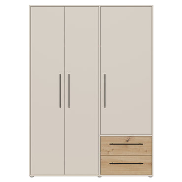 NATE Dulap 3 uși, 2 sertare