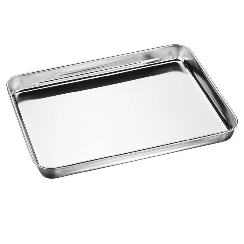VARIADO Tavă cuptor cu grătar de răcire, inox, L.31.5cm