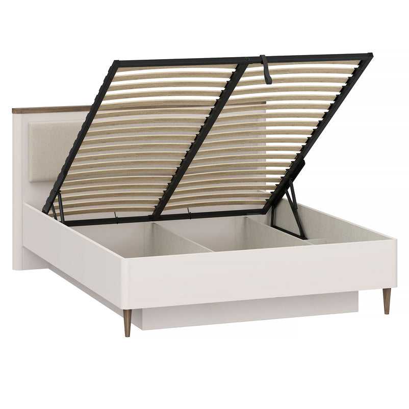 PRISCILLA Pat tapițat, 160x200cm, somieră rabatabilă inclusă