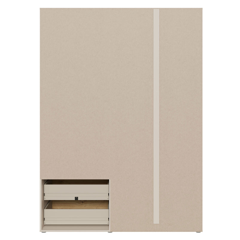 NATE Dulap 3 uși, 2 sertare