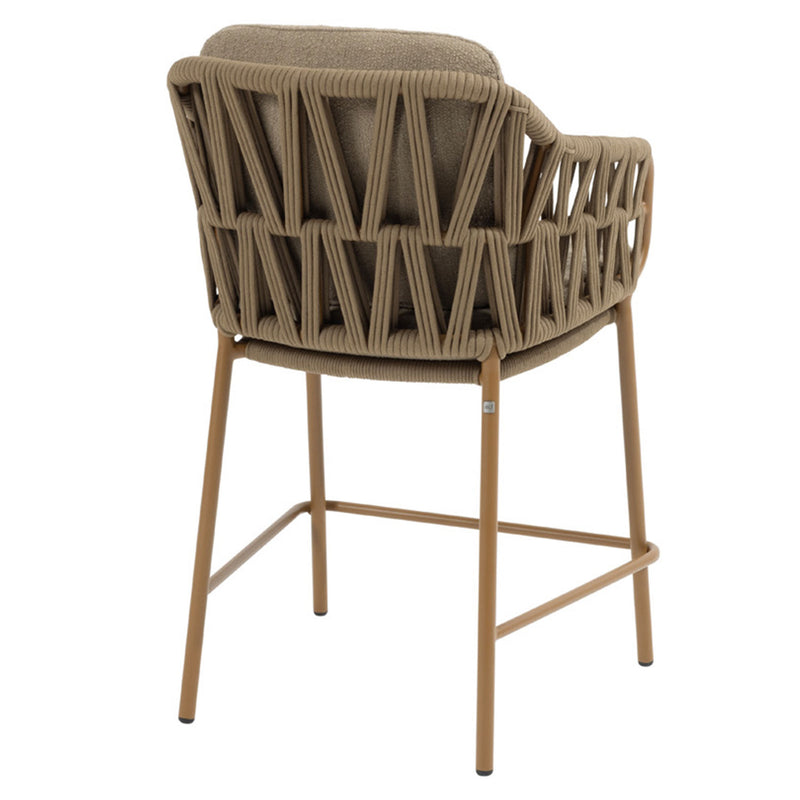 BIARRITZ Set mobilier terasă/grădină, 2 scaune bar
