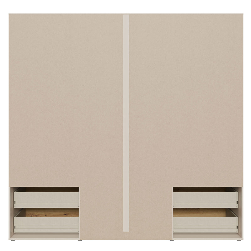 NATE Dulap 4 uși, 4 sertare