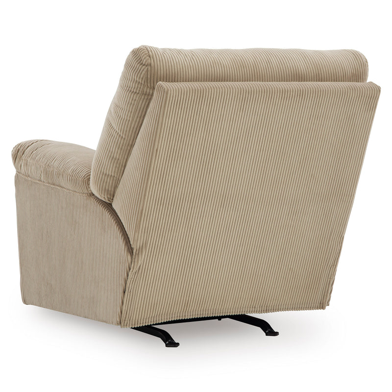 RAYAS Fotoliu cu recliner manual și balans, stofă
