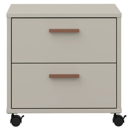 ROSELYN Noptieră mobilă copii, 2 sertare