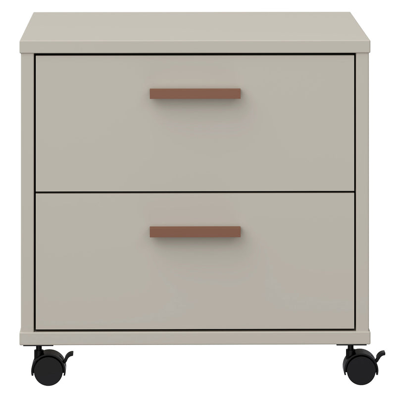 ROSELYN Noptieră mobilă copii, 2 sertare