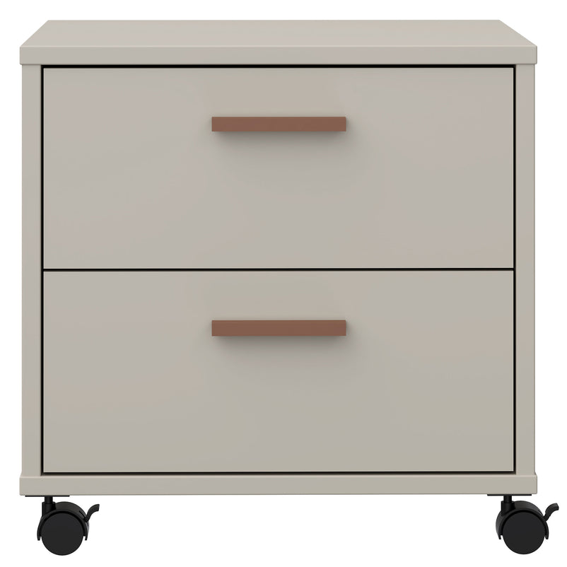 ROSELYN Noptieră mobilă copii, 2 sertare