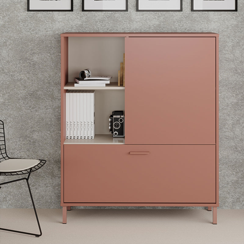 ROSELYN Comodă copii, 1 ușă, 1 sertar