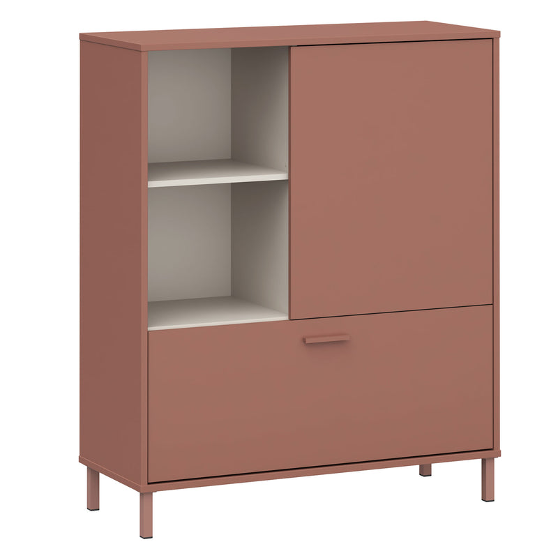 ROSELYN Comodă copii, 1 ușă, 1 sertar