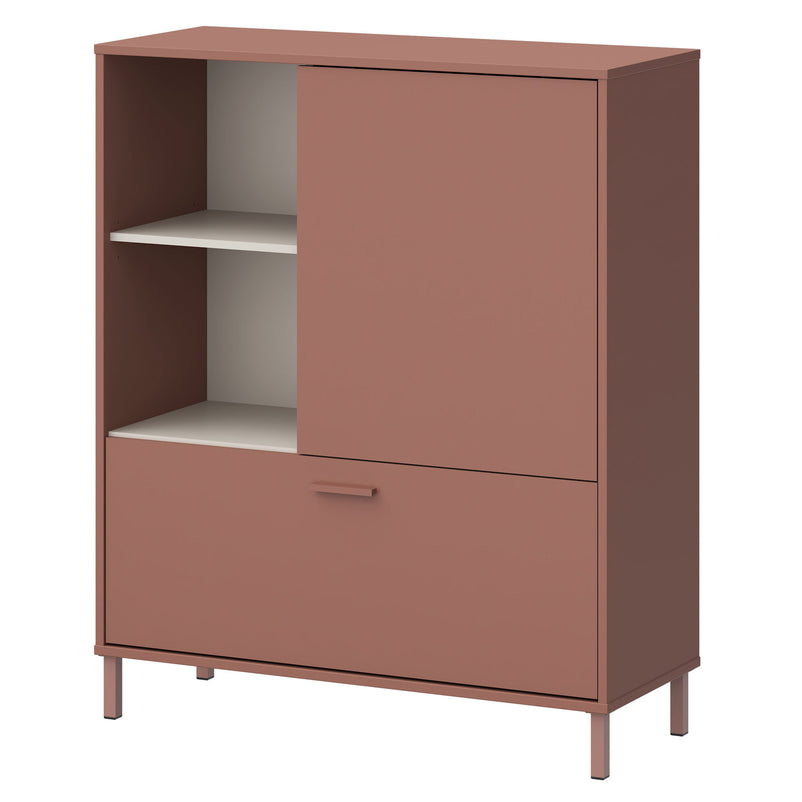 ROSELYN Comodă copii, 1 ușă, 1 sertar