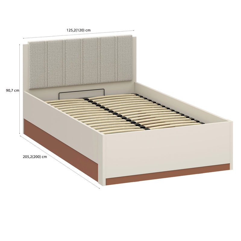 ROSELYN Pat copii, somieră rabatabilă și ladă depozitare incluse